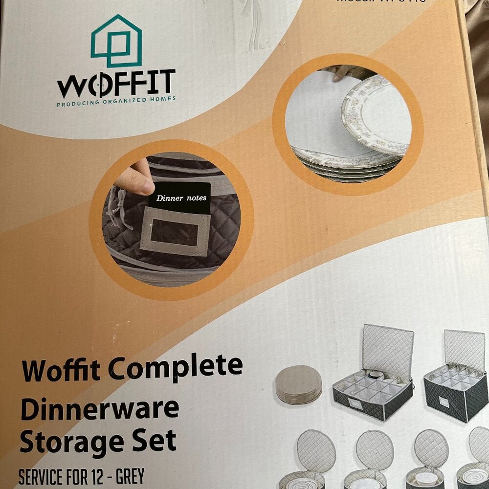 WOFFIT DINNER WARE STORAGE SET
